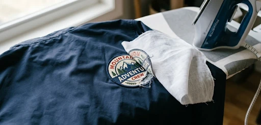 iron on patches on nylon