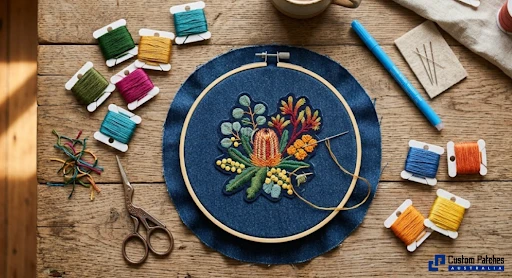 How to make embroidered patches from scratch.